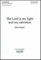 The Lord Is My Light and My Salvation SATB choral sheet music cover